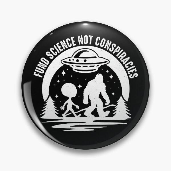 Item preview, Fund Science Not Conspiracies - Retro Alien UFO Abduction Bigfoot Beliver designed and sold by gunaone-design.