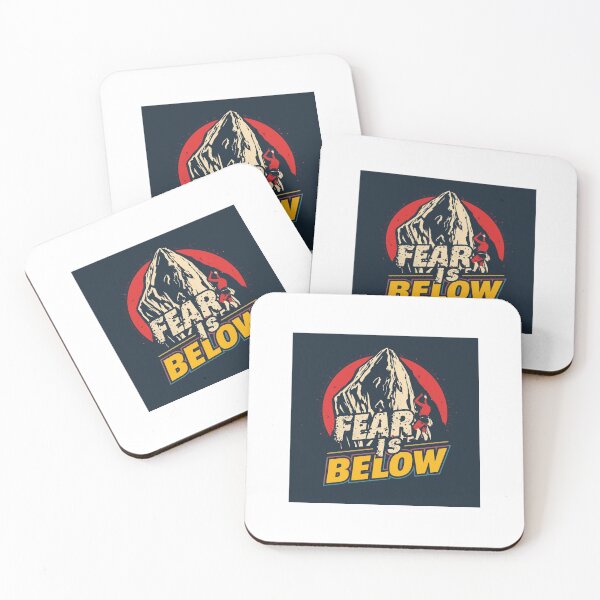 Item preview, Fear Is Below – Vintage Rock Climbing Motivation 6 designed and sold by kuikai123.