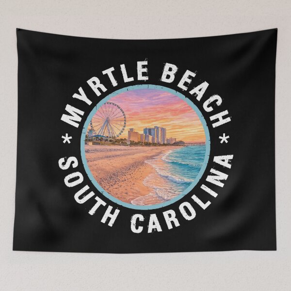 Item preview, Myrtle Beach - South Carolina (with White Lettering) designed and sold by VelvetRoom.