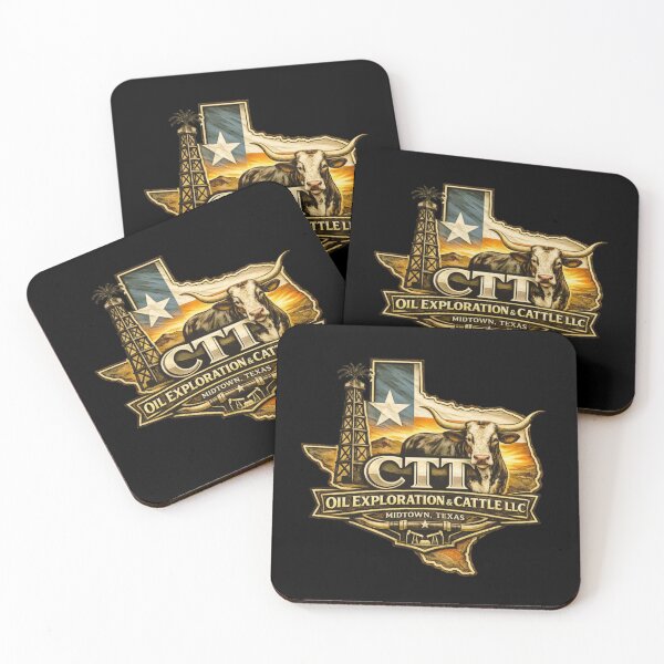 Item preview, CTT Oil Exploration & Cattle LLC – Texas Oilfield Design designed and sold by Sun Sand & Sea Art.