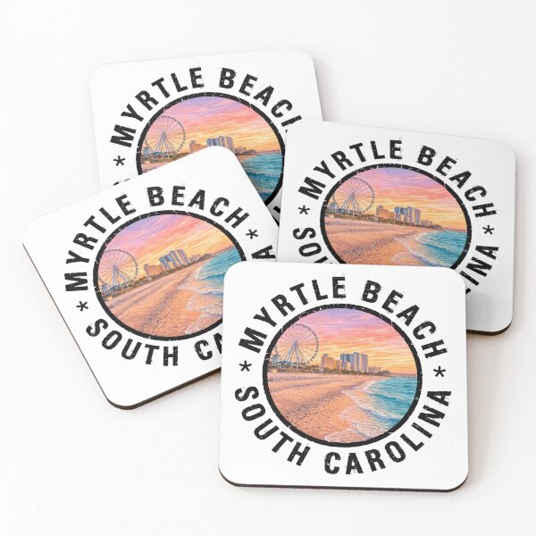 Item preview, Myrtle Beach - South Carolina (with Black Lettering) designed and sold by VelvetRoom.