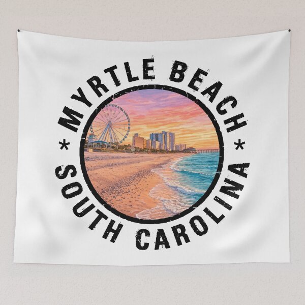 Item preview, Myrtle Beach - South Carolina (with Black Lettering) designed and sold by VelvetRoom.