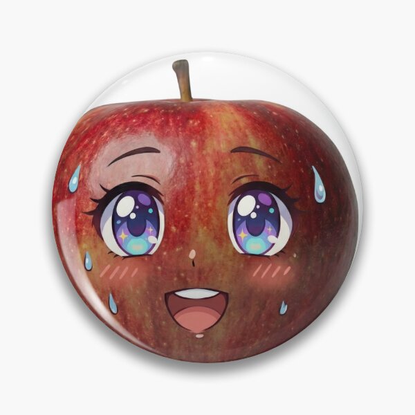 Item preview, Kawai Niche Apple Core | Quirky Vintage Nostalgia Pinterest designed and sold by Vault Designs.