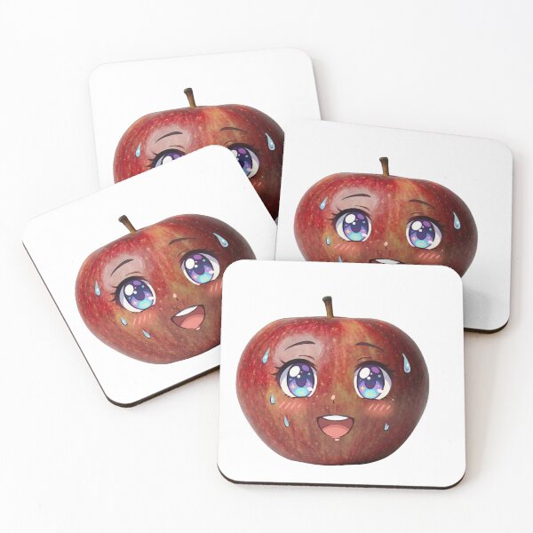 Item preview, Kawai Niche Apple Core | Quirky Vintage Nostalgia Pinterest designed and sold by Vault Designs.