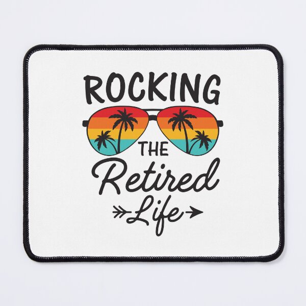 Item preview, Rocking the Retired Life – Retro Sunset Vintage Retirement designed and sold by gunaone-design.