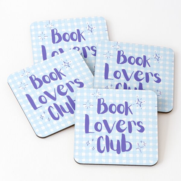 Item preview, Book Lovers Club Cute Typography Art | Cozy Reading Community Design designed and sold by WhimsyBunnyGarden.