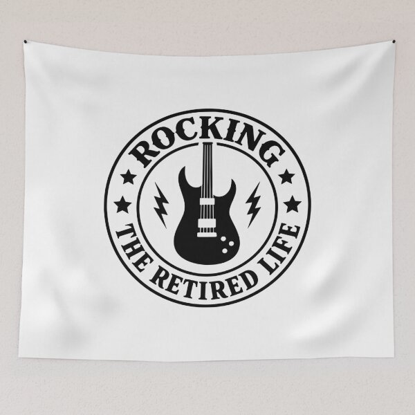Item preview, Rocking the Retired Life Funny Retired Music Teacher designed and sold by gunaone-design.