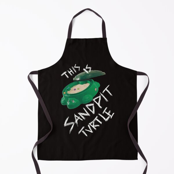 Item preview, This Is Sandpit Turtle - Bmth Meme - White On Black designed and sold by NerdyVerseStore.