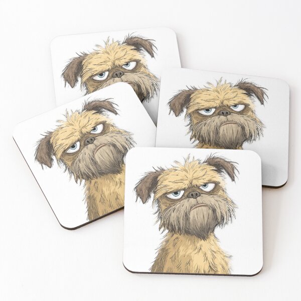 Item preview, Cartoon Brussels Griffon designed and sold by Baroni Macaroni.