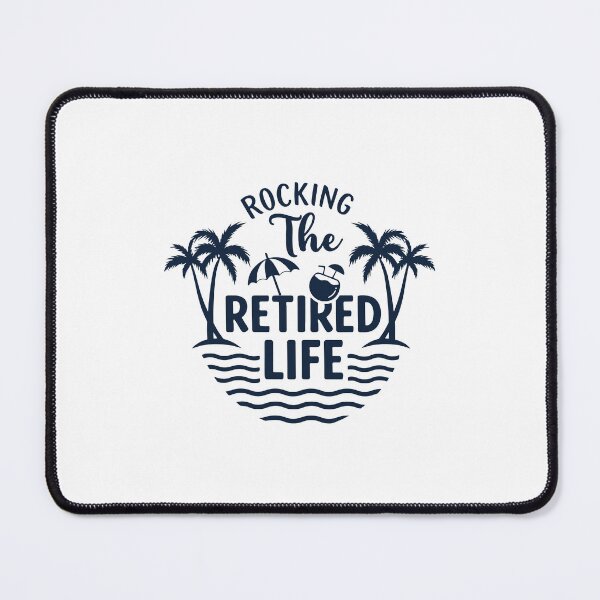 Item preview, Rocking the Retired Life – Officially Retired Funny Retirement Gift designed and sold by gunaone-design.