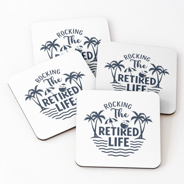 Item preview, Rocking the Retired Life – Officially Retired Funny Retirement Gift designed and sold by gunaone-design.