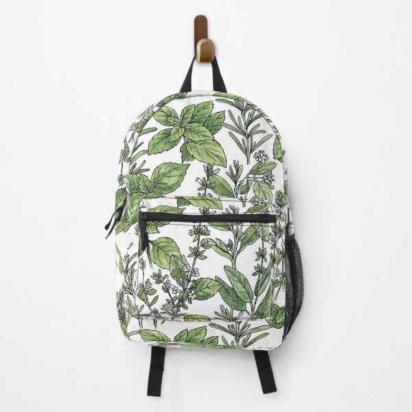 Item preview, Culinary Herbs Watercolor Botanical Pattern designed and sold by SavinMercantile.