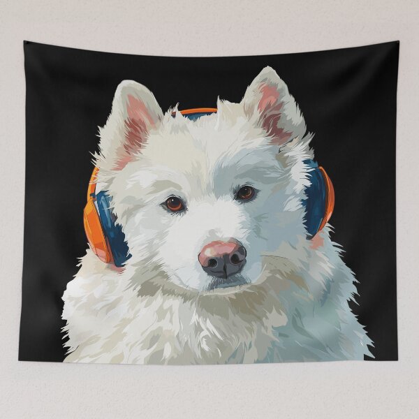 Item preview, American Eskimo Dog designed and sold by VelvetRoom.