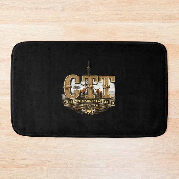 Item preview, CTT Oil Exploration & Cattle LLC Logo – Texas Oilfield Landman designed and sold by Sun Sand & Sea Art.