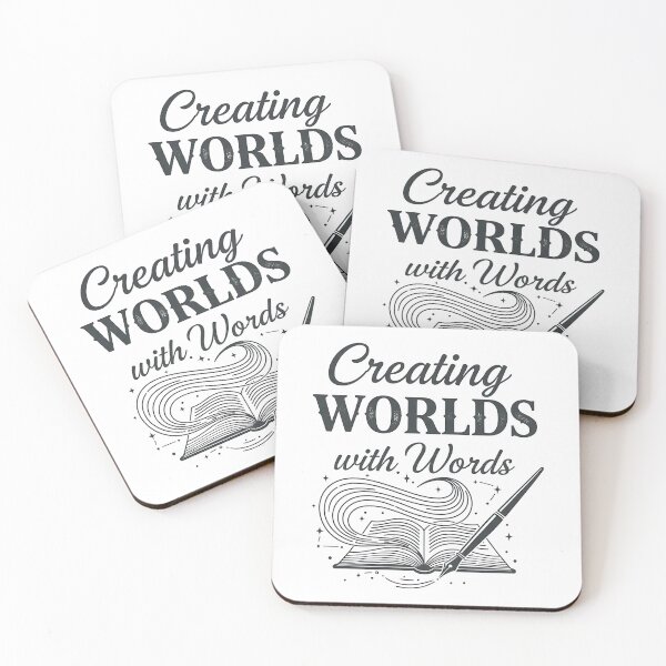 Item preview, Creating Worlds with Words Writer Shirt – Author Quote T-Shirt for Writers & Book Lovers designed and sold by Muzgle.