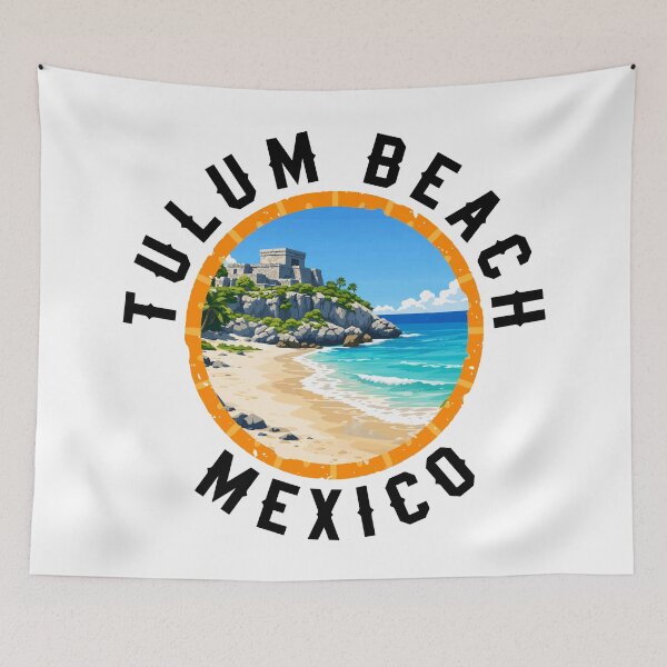Item preview, Tulum Beach - Mexico (with Black Lettering) designed and sold by VelvetRoom.