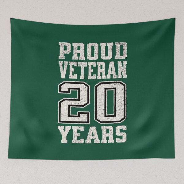Item preview, Proud Veteran For 20 Years Patriotic Quote designed and sold by NosandEdgy.