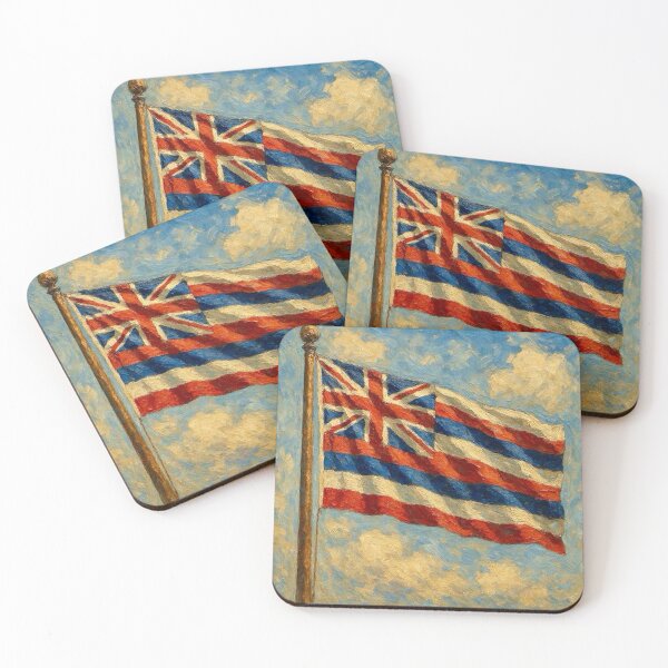 Item preview, Hawaiian State Flag designed and sold by TinCatOutPost.