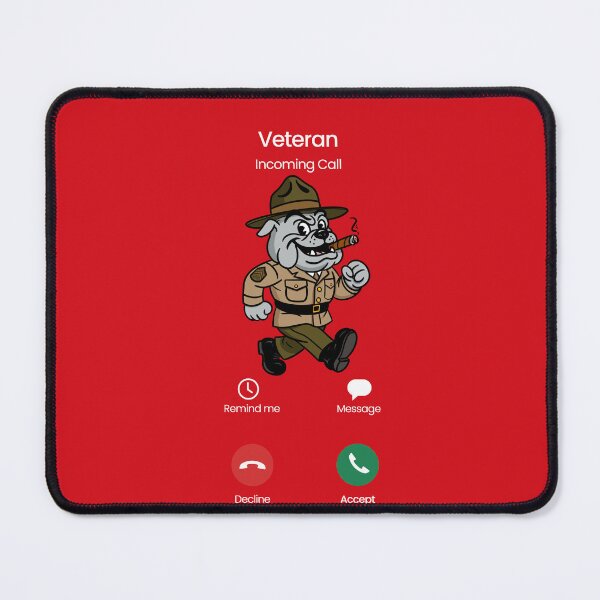 Item preview, Veteran Calling (Bull Dog) designed and sold by Kate Miller Illustrator.