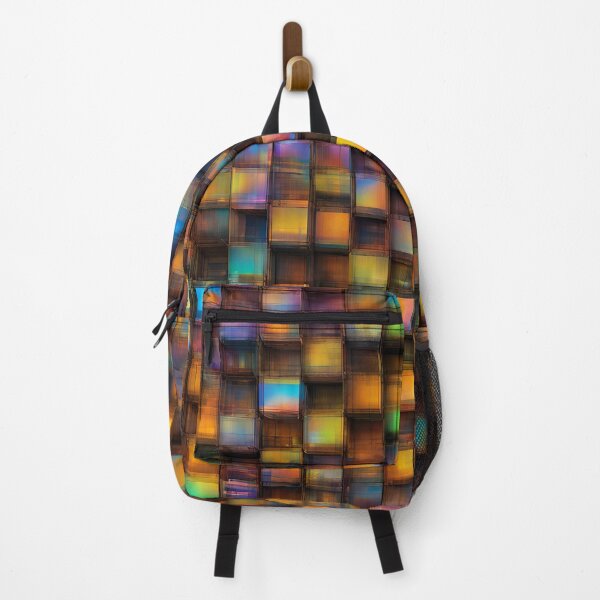 Item preview, Chequered Hypergrid: A Digital Presence in Colorful Tiles designed and sold by mxztar.