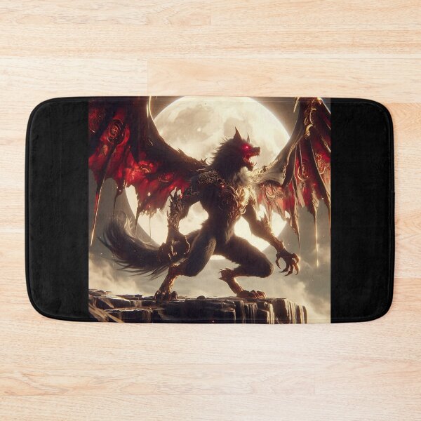Item preview, Black Dragon Wolf designed and sold by GalleryBrisArt.