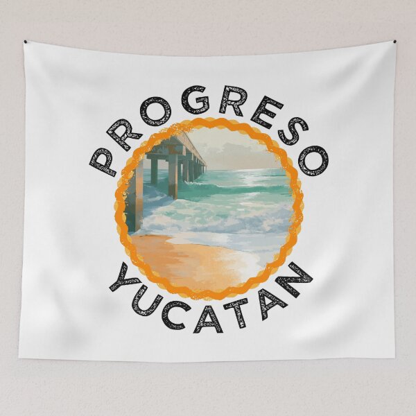 Item preview, Progreso - Yucatan (with Black Lettering) designed and sold by VelvetRoom.