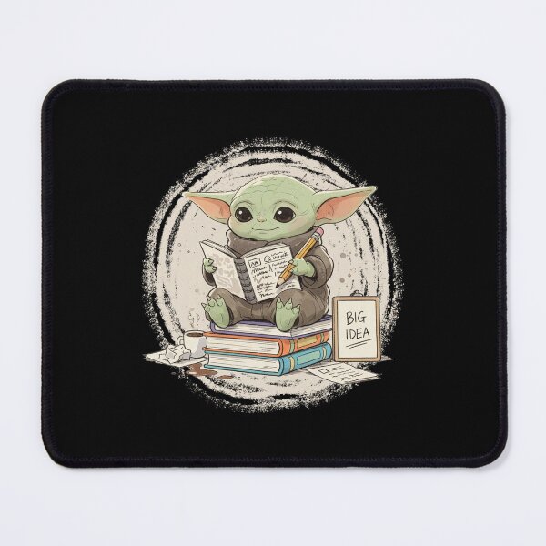 Item preview, BABY YODA COPYWRITER designed and sold by LIS AND MELIVERSO.