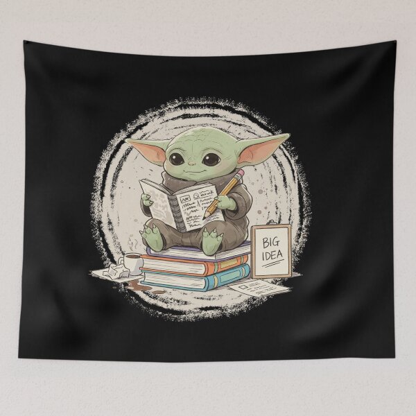 Item preview, BABY YODA COPYWRITER designed and sold by LIS AND MELIVERSO.