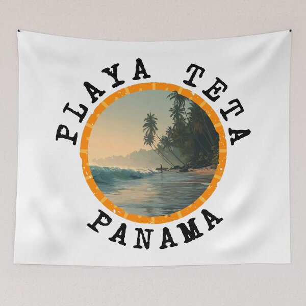 Item preview, Playa Teta - Panama (with Black Lettering) designed and sold by VelvetRoom.