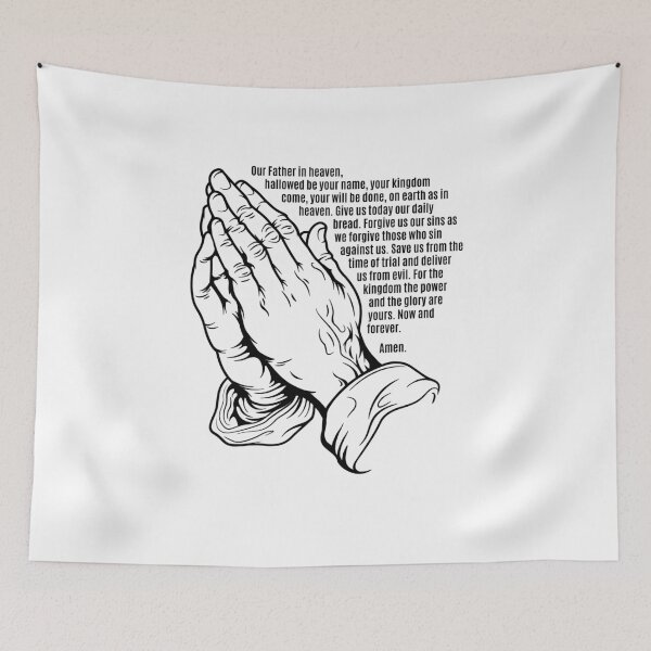 Item preview, Praying - Our Father in Heaven - Prayer designed and sold by Halfstone.