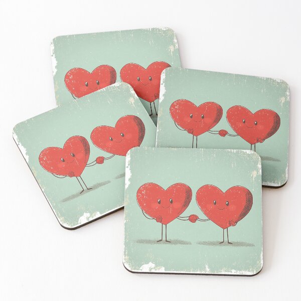 Item preview, Heart Couple in Love – Cute Valentines Design designed and sold by TeesAndSass.