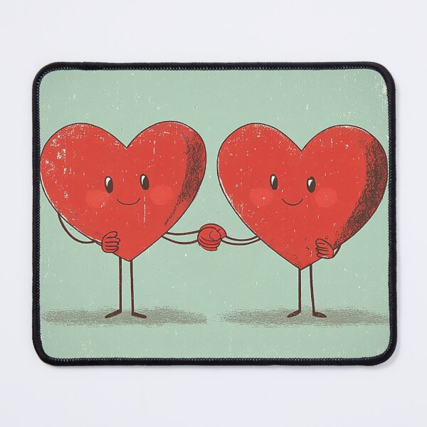Item preview, Heart Couple in Love – Cute Valentines Design designed and sold by TeesAndSass.