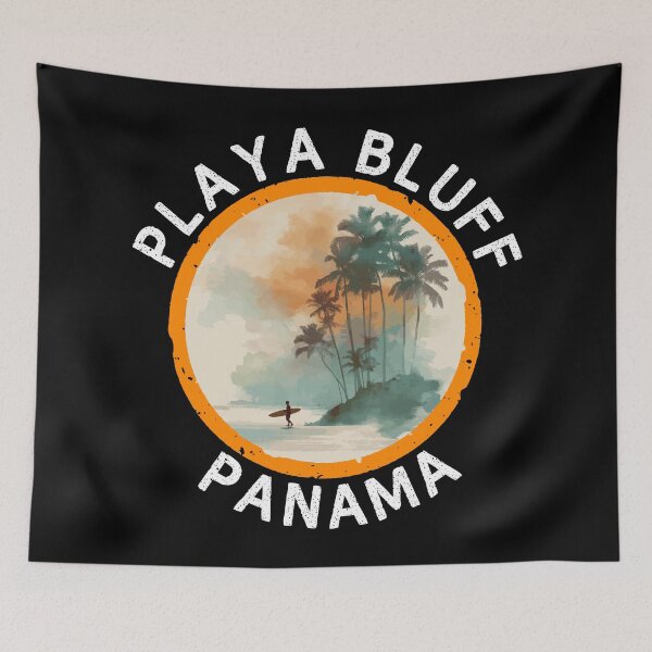Item preview, Playa Bluff - Panama (with White Lettering) designed and sold by VelvetRoom.