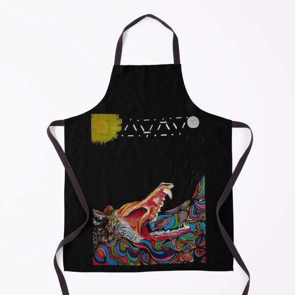 Item preview, PSYCHIDELIC TAROT WOLF SKULL PAINTING designed and sold by lucifermourningsun.