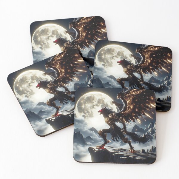 Item preview, Black Dragon Wolf designed and sold by GalleryBrisArt.