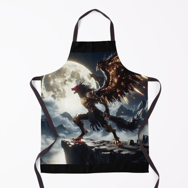 Item preview, Black Dragon Wolf designed and sold by GalleryBrisArt.