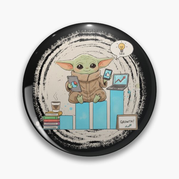 Item preview, BABY YODA DIGITAL MARKETER designed and sold by LIS AND MELIVERSO.