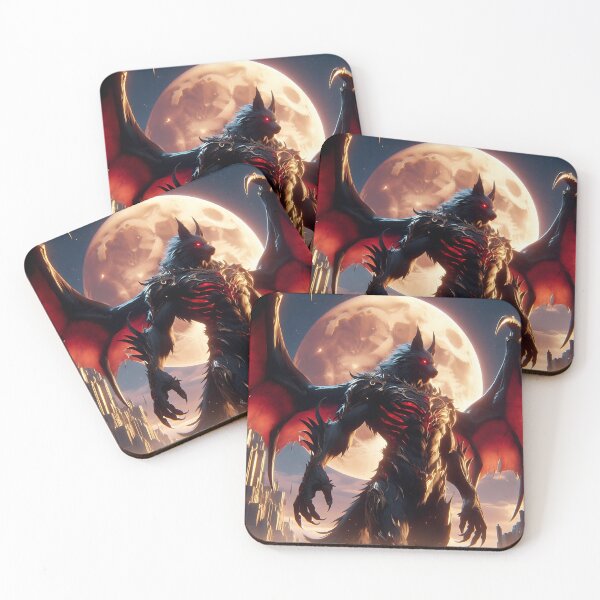 Item preview, Black Dragon Wolf designed and sold by GalleryBrisArt.