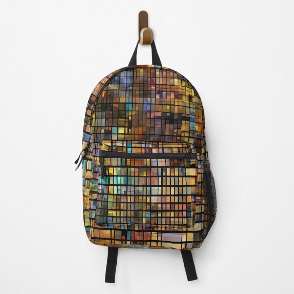 Item preview, Shiny Chaos: AI-Generated Futurepunk Grid Pattern designed and sold by mxztar.