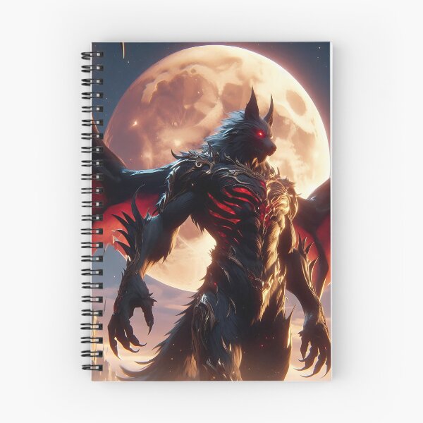 Item preview, Black Dragon Wolf designed and sold by GalleryBrisArt.