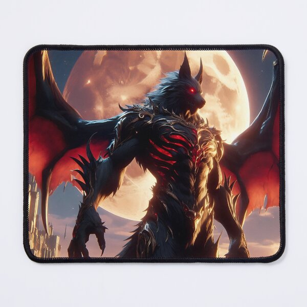 Item preview, Black Dragon Wolf designed and sold by GalleryBrisArt.