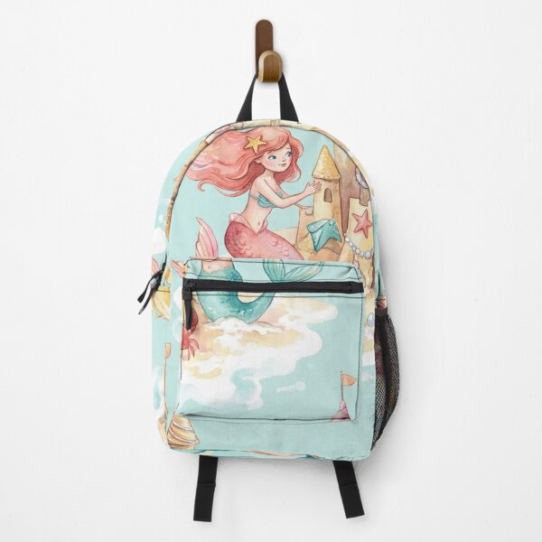 Item preview, Whimsical Merfolk Sandcastle Fantasy Pattern designed and sold by SavinMercantile.
