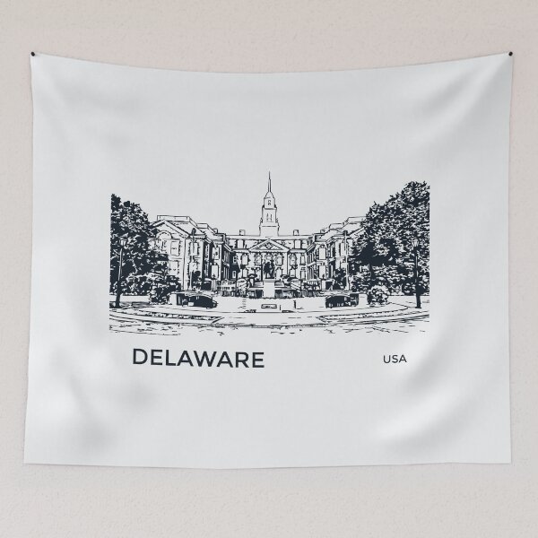 Item preview, Delaware State USA designed and sold by Lakeric Cityscapes.