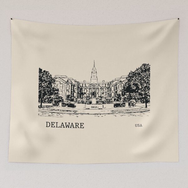 Item preview, Delaware State USA designed and sold by Lakeric Cityscapes.