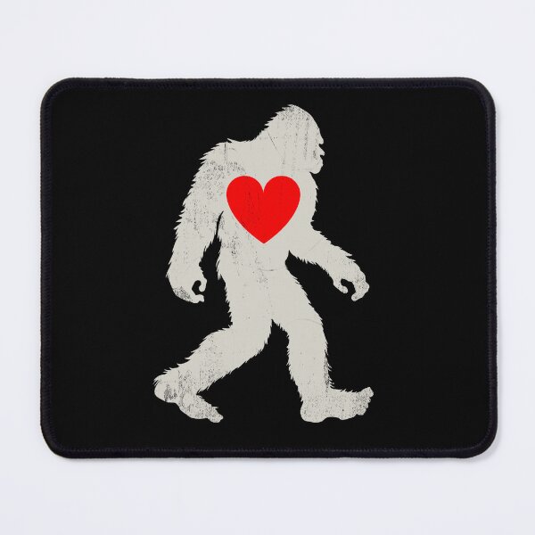 Item preview, Minimalist Bigfoot Heart Valentine T-Shirt designed and sold by LashondaGreen89.