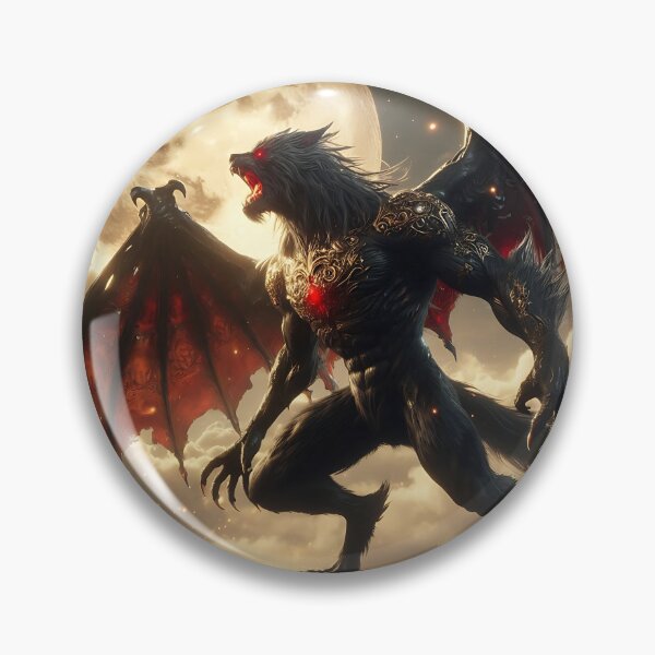 Item preview, Black Dragon Wolf designed and sold by GalleryBrisArt.