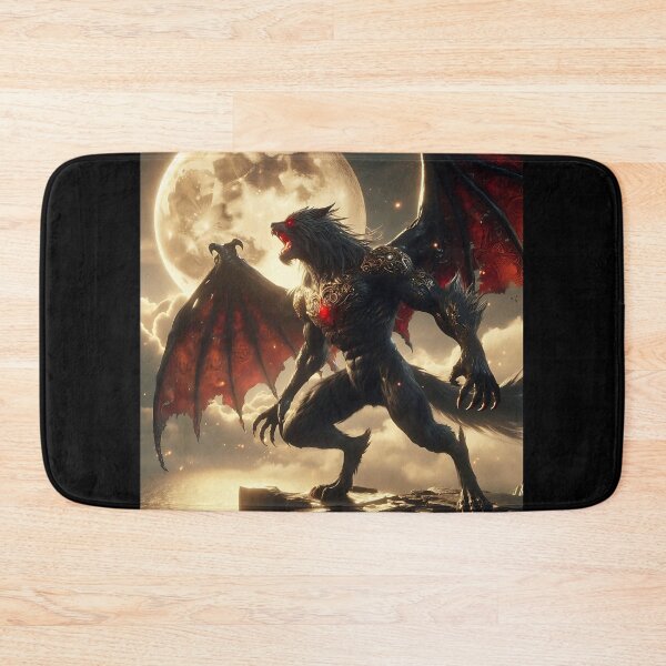 Item preview, Black Dragon Wolf designed and sold by GalleryBrisArt.