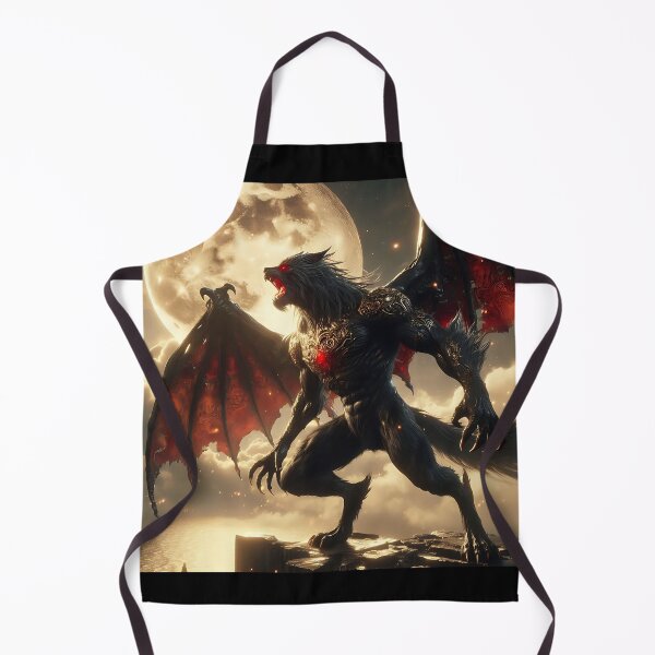 Item preview, Black Dragon Wolf designed and sold by GalleryBrisArt.