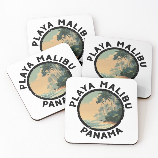 Item preview, Playa Malibu - Panama (with Black Lettering) designed and sold by VelvetRoom.