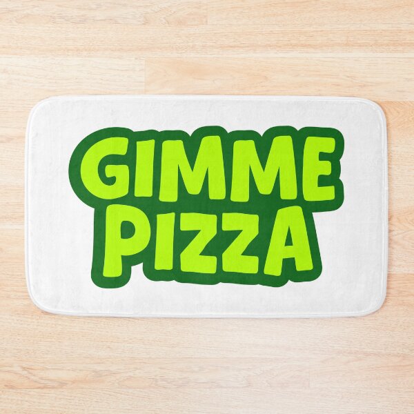 Item preview, Gimme Pizza, Green Outline designed and sold by Memes N Lore .